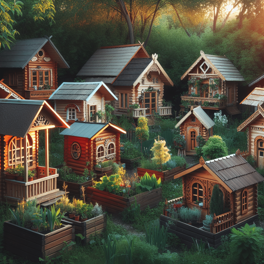 drewniane domki ogrodowe