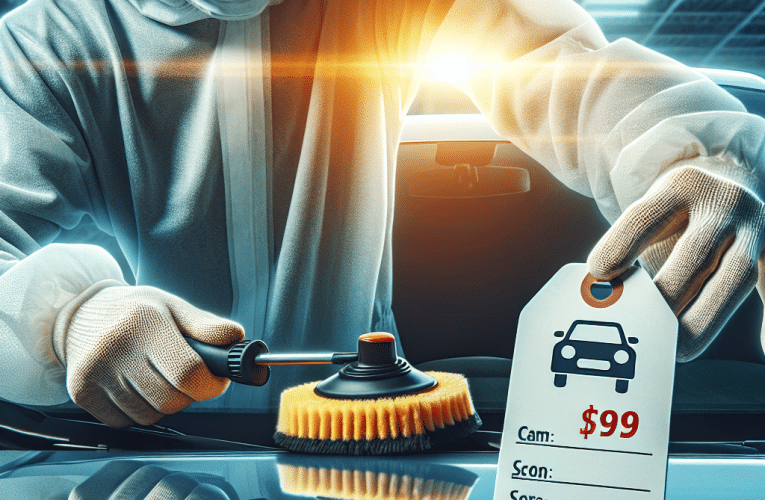 Polerowanie szyby samochodowej – cena i porady jak efektywnie odnowić swoje auto