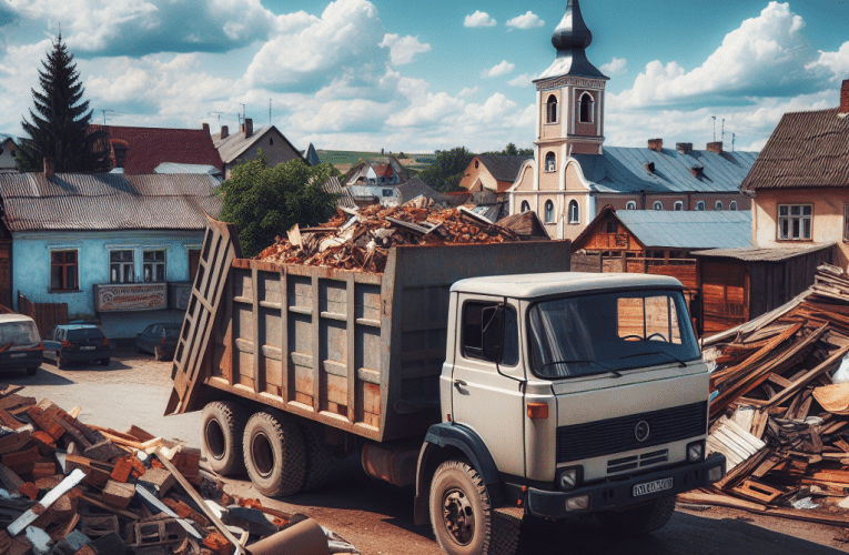 Wywóz gruzu w Halinowie: Jak efektywnie pozbyć się odpadów budowlanych?