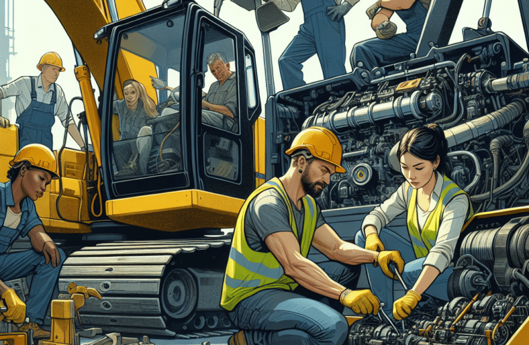 Jak skutecznie naprawić maszyny budowlane w Pyrzycach? Praktyczne porady i techniki dla początkujących i zaawansowanych