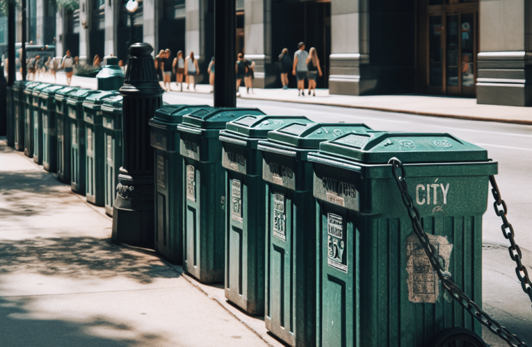 Jak wybrać kosze uliczne które skutecznie zmniejszą zanieczyszczenie w mieście?