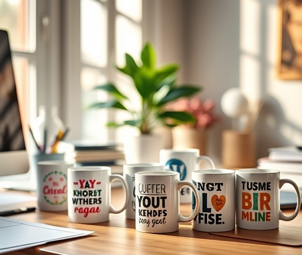 Jak wybrać idealne kubki z nadrukiem na zamówienie do biura lub na prezent?