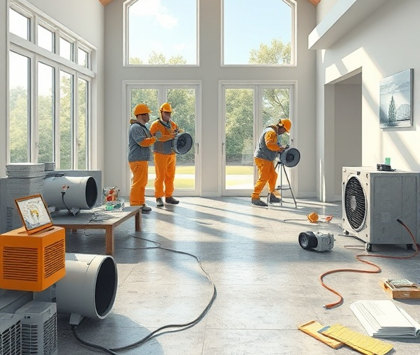 Jak skutecznie przeprowadzić osuszanie wylewek w domu?