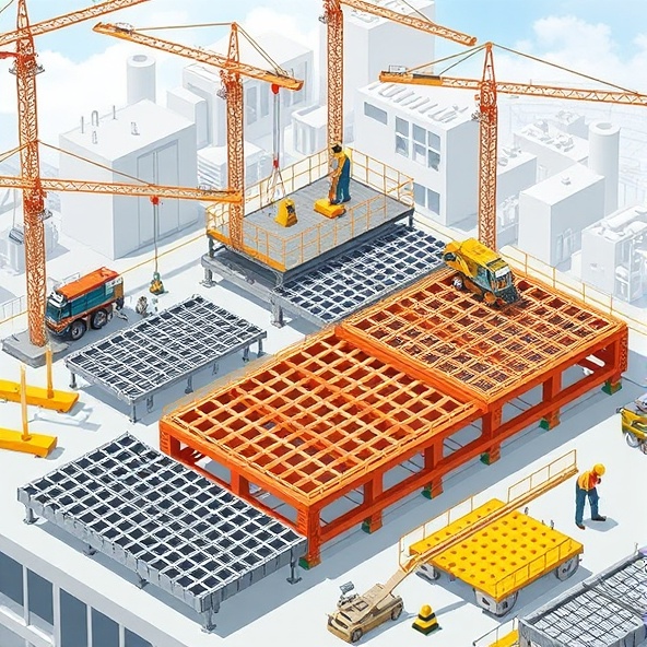 kraty pomostowe zgrzewane