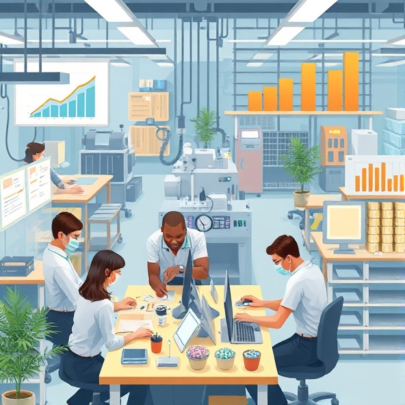 usprawnienie procesu produkcyjnego