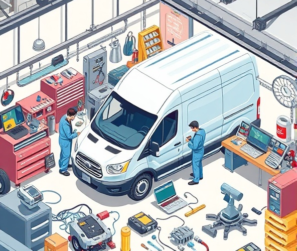 Jak efektywnie przeprowadzić naprawę samochodów dostawczych: praktyczne kroki i najczęstsze wyzwania dla małych warsztatów