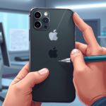 wymiana tylnego szkła iphone 15 plus