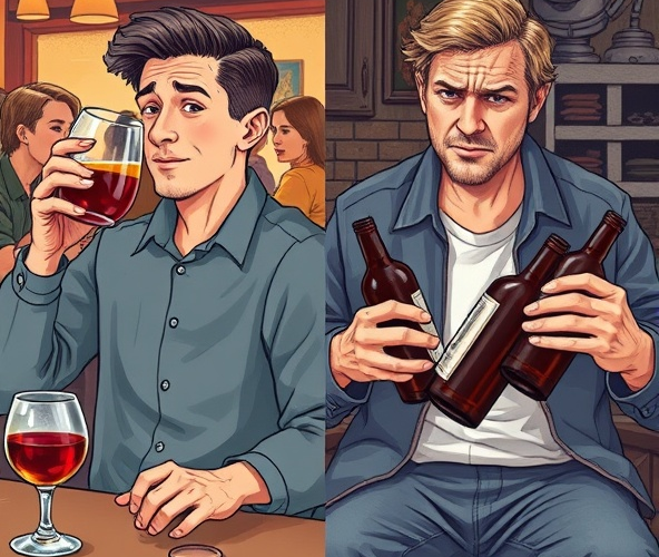 Jak odróżnić osoby uzależnione od alkoholu od tych, którzy piją okazjonalnie, i jakie są najważniejsze wskaźniki rozpoznawcze