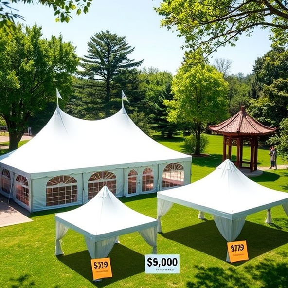 wynajem namiotów cennik