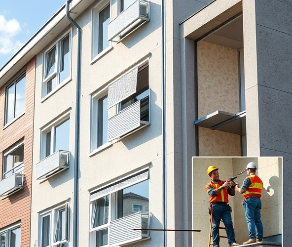 Czy żaluzje fasadowe z-90 montuje się bez wiercenia w ociepleniu?