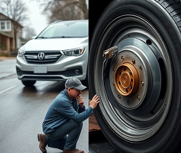 Dlaczego auto ściąga na jedną stronę przy hamowaniu i co sprawdzić?