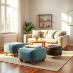 pufa prostokątna tapicerowana