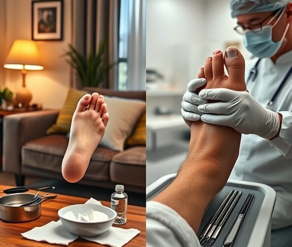 Usuwanie wrastającego paznokcia w domu czy w klinice podologicznej?