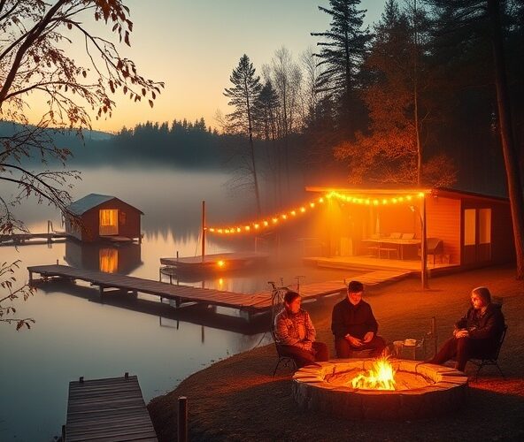 Jak zwiększyć rezerwacje campingu na Mazurach nad jeziorem poza sezonem?