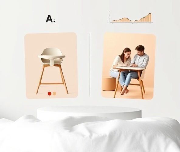 Czy testy A/B kart produktów krzesełek Stokke podniosą konwersję?