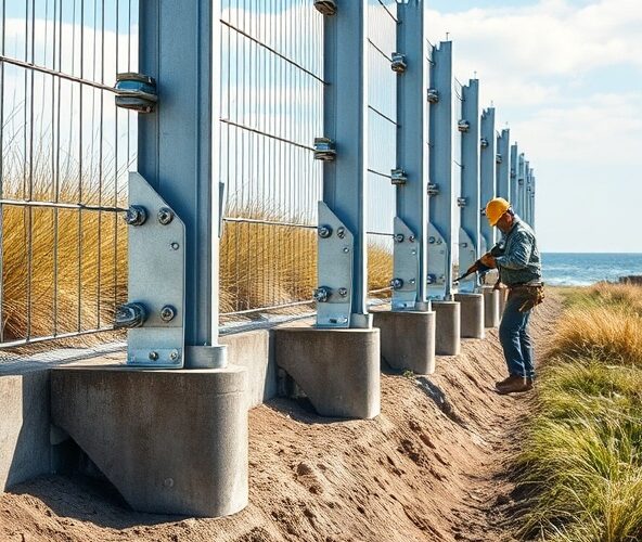 Jak montować profile stalowe ogrodzeń, aby wytrzymały wiatr?