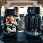 fotelik tyłem do kierunku jazdy