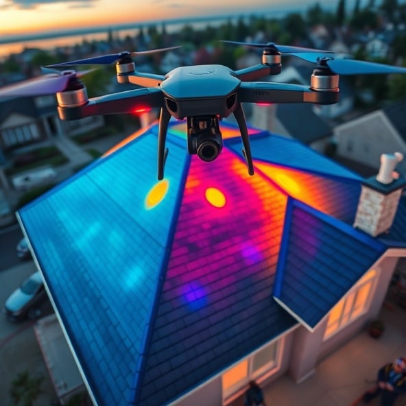 lokalizacja nieszczelności dachów