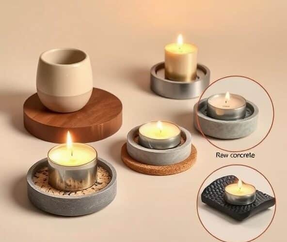 Jak wybrać podstawki pod świece odporne na wysoką temperaturę?