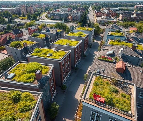 Jak dachy zielone w Dąbrowie Górniczej mogą obniżyć rachunki za klimatyzację?