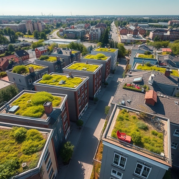 dachy zielone dąbrowa górnicza