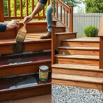 schody drewniane zewnętrzne