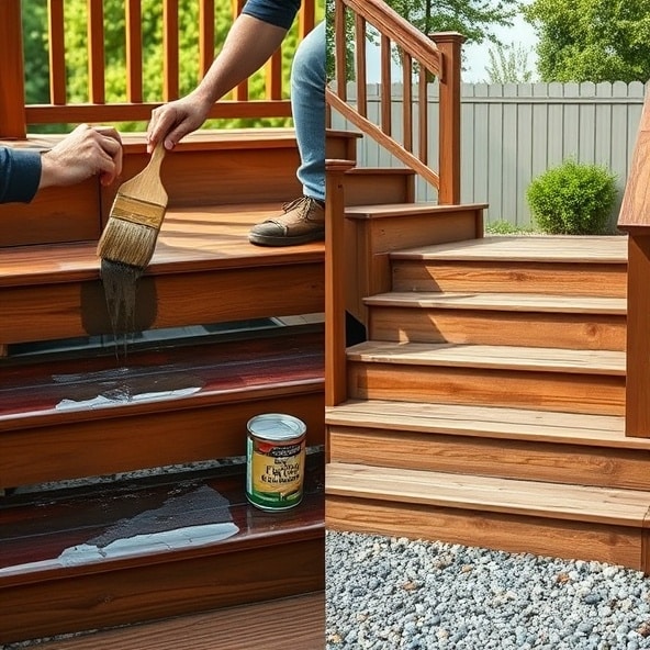 schody drewniane zewnętrzne