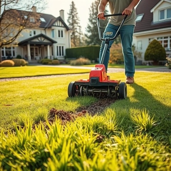 wertykulacja trawników konstancin jeziorna
