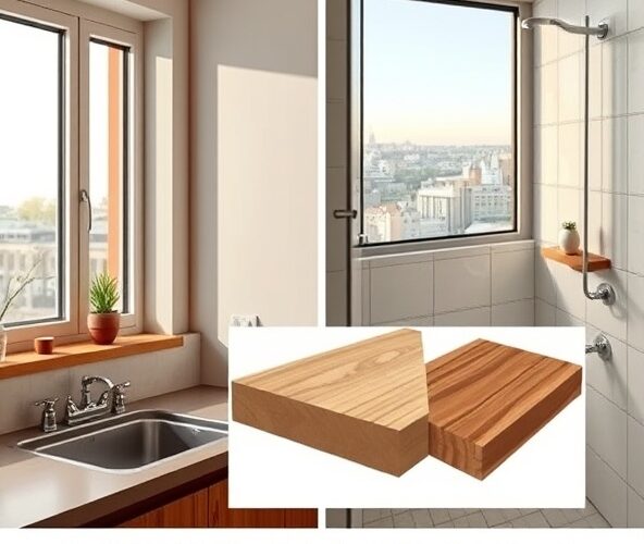 Jak właściciel mieszkania w Warszawie może wybrać parapety drewniane do kuchni i łazienki, żeby były trwałe?