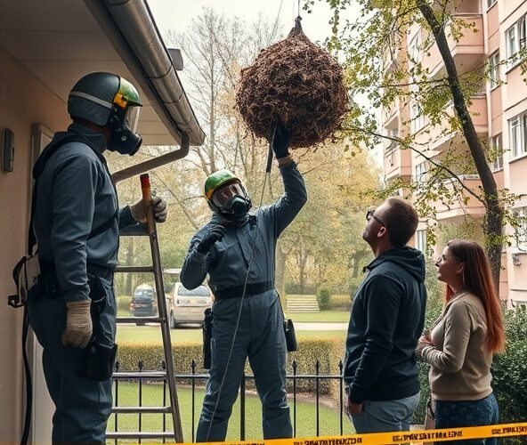 Gdzie zamówić bezpieczne usuwanie gniazd szerszeni na Bielanach?